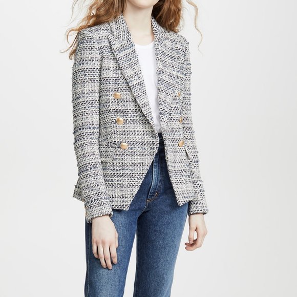 Lagence Kenzie Tweed Blazer 